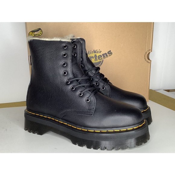 Dr. Martens Other - Dr Martens Jadon FL  black  8 eye boot  UK 10 Women's 12M Men's 11